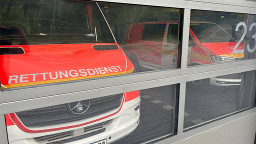 Rettungsdienstautos in Leverkusen