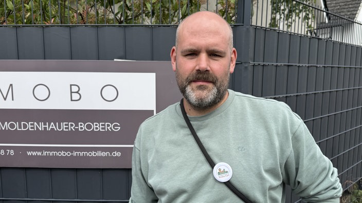 Boris Dörning von der Bürgerinitiative Grube Carl