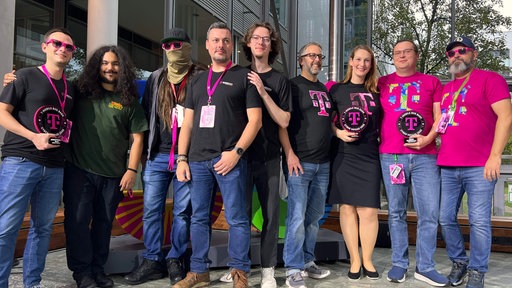 Gruppenfoto der Hacker-Gruppe