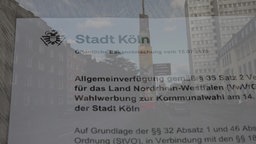 Ausschnitt der Verfügung dder Stadt Köln