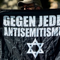 Fahne gegen Antisemitismus