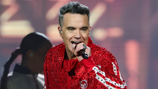 Robbie Williams tritt am 5. Juni 2026 bei einem Konzert in der Merkur Spiel-Arena in Düsseldorf auf