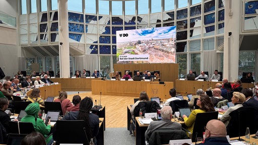 Ratssitzung im Dortmunder Rathaus.