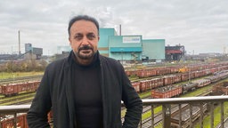 Mirze Edis, Betriebsrat der Hüttenwerke Krupp Mannesmann in Duisburg und Politiker der Partei Die Linke