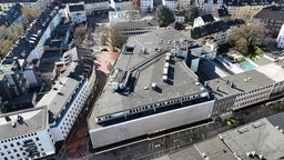 Eine Luftaufnahme von Galeria Kaufhof in Witten