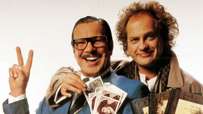 Filmplakat zum Spielfilm "Schtonk" (1991) mit Götz George und Uwe Ochsenknecht