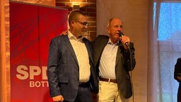 Bernd Tischler und Matthias Buschfeld von der SPD in Bottrop.