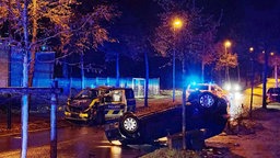 Unfall mit Polizeiwagen bei Einsatz in Lünen