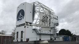 Der Umbau des FYST-Teleskops auf dem Gelände der Wessel GmbH in Xanten