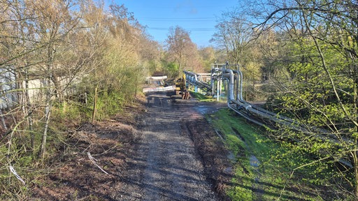 Der Baufortschritt des Radwegs zwischen Bottrop und Gladbeck (RS7) am 30.03.2026