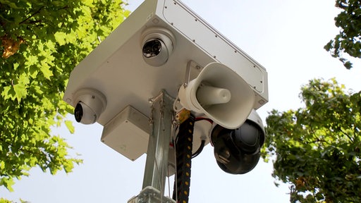 Eine Videoüberwachungsanlage mit Kameras 