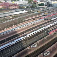 Der Dortmunder Hauptbahnhof von oben