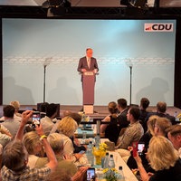 Friedrich Merz in Hüsten