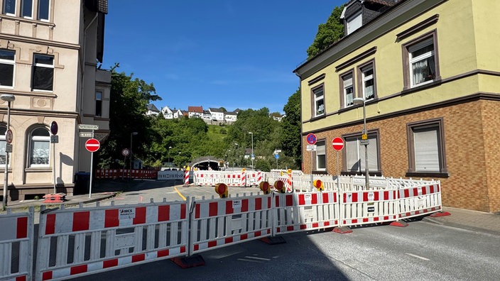Vollsperrung an der Marienbrücke