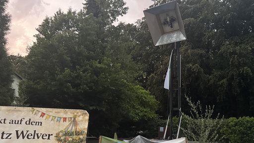 Der Platz zum Vogelschießen ist gesperrt
