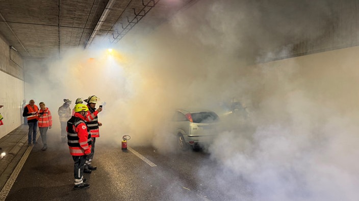 Die Simulation im Tunnel