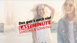 Werbefoto der DB für das Last-Minute-Angebot