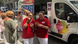Eiswagen in Krefeld