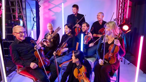 Musiker:innen des WDR Funkhausorchesters
