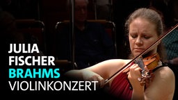 Geigerin Julia Fischer spielt Brahms' Violinkonzert mit dem WDR Sinfonieorchester