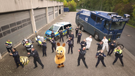 Die Maus tanzt gemeinsam mit der Polizei Köln