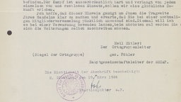 Ermahnung an NSDAP-Mitglied wegen Nichterscheinens