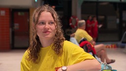 Alexa Klüppelberg, Ausbildungsleiterin bei der DLRG-Ortsgruppe Köln rechtsrheinisch Süd