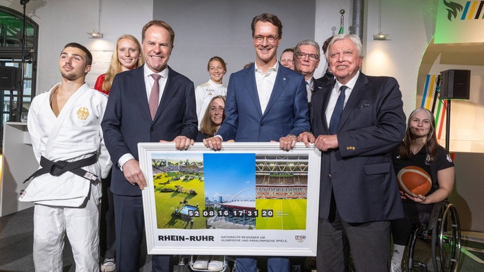Wüst Olympia Gruppenbild