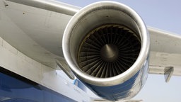 Das Triebwerk einer russischen Antonov 124