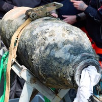 Entschärfung einer Fliegerbombe in Kiel