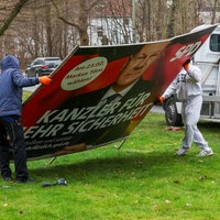 SPD-Wahlplakat für Olaf Scholz wird abgebaut