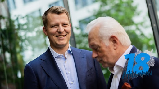 Henning Höne (l) und Wolfgang Kubicki wollen gemeinsam die FDP wieder aus dem Tief führen
