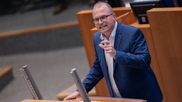 Jochen Ott, Fraktionsvorsitzender NRW-SPD, bei der Plenarsitzung zum Haushaltsgesetz