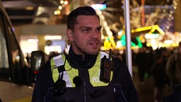 Polizeisprecher Joshua Pollmeier