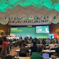 Die Grünen sind für ihren Landesparteitag in Oberhausen zusammengekommen