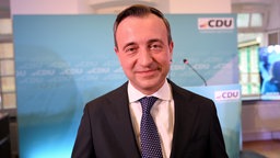 Paul Ziemiak, Generalsekretär der NRW-CDU, am Tag der Kommunalwahlen 2025