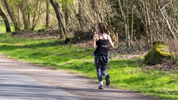 Joggerin im Park