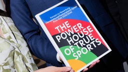 Konzept der Olympia-Bewerbung für Rhein-Ruhr mit dem Titel "Powerhouse of true sports"
