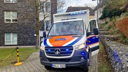 Ein Rettungswagen der Polizei Bochum