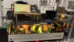 Farbstofflaser für die Materialanalyse an der TU Dortmund