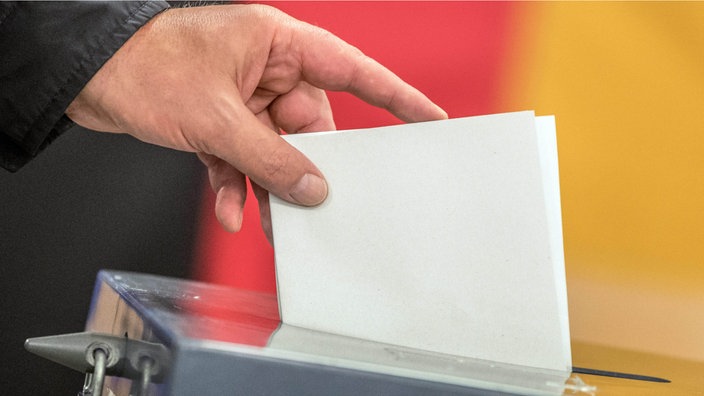 Wahlurne Bundestagswahl