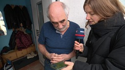Romo Arroba, Neuss mit Reporterin Jule Zentek