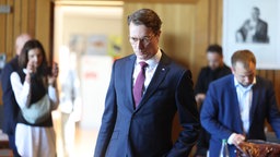 Hendrik Wüst (CDU), Ministerpräsident von Nordrhein-Westfalen beim PUA am 01.04.2025