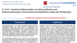Wissenschaftliches Poster von Vahl zu Infraschall von Windkraft und Herzgesundheit