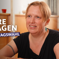Eure Fragen zur Bundestagswahl: Fragestellerin und Pflegerin Birgit Kleefeld 