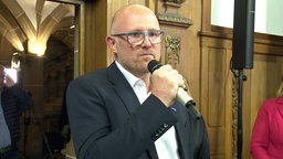 Oberbürgermeister Sören Link im Duisburger Rathaus