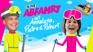 1LIVE Abfahrt mit Annalena und Pietro