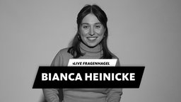 Bianca Heinicke im Fragenhagel