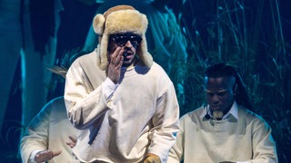 Bad Bunny bei seiner Resideny im Coliseo de Puerto Rico in San Juan