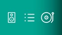 Icon für Plattenspieler